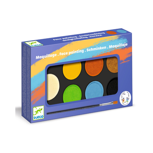 Set of Six Washable Face Paints