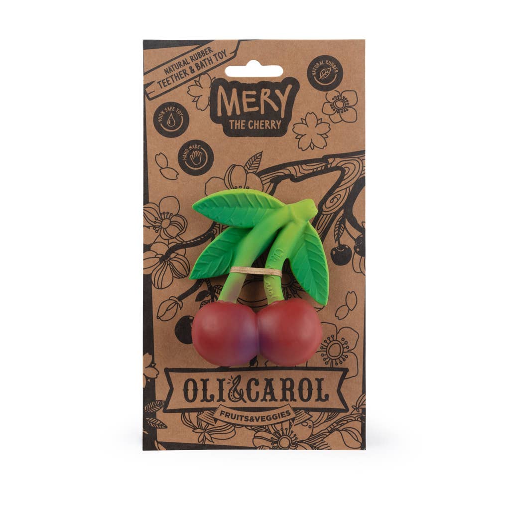 Mery the Cherry, Natural Baby Teether