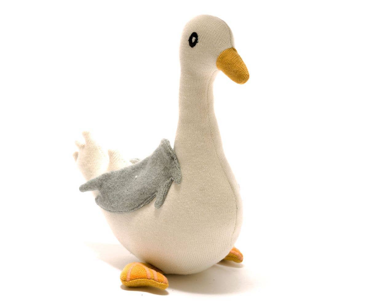 Best Years, Knitted Organic Cotton Seagull Plush Toy
