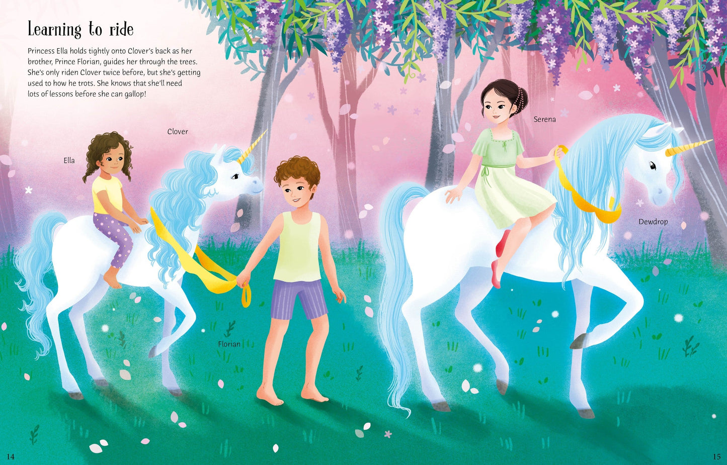 Unicorn Princess Dolly Dressing Sticker Book