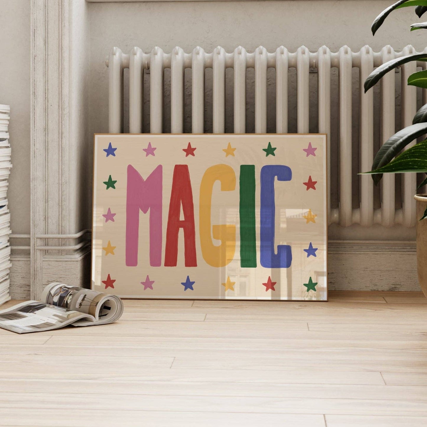 Lune Club - Magic Print: Multi, Unframed, A3