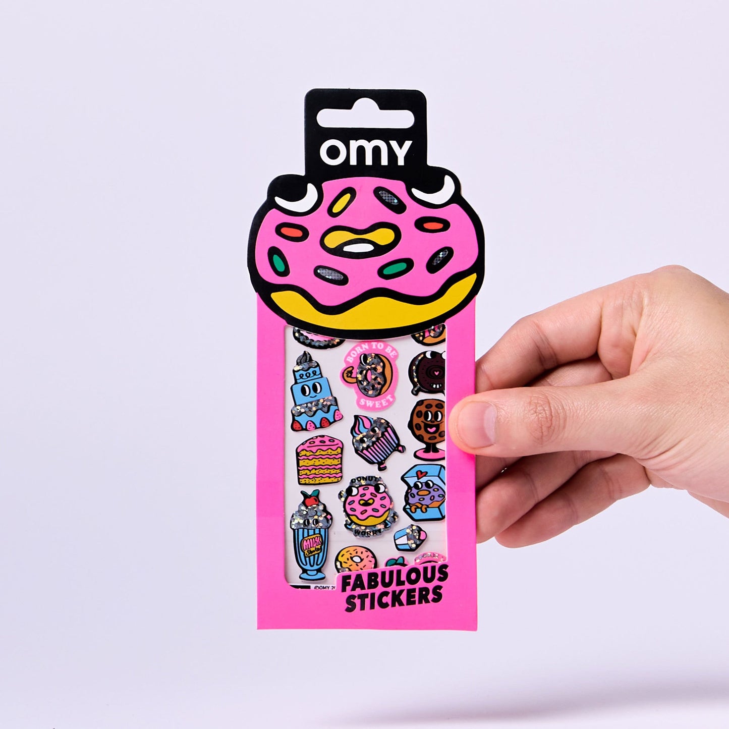 OMY, Mini Fabulous Stickers, Donuts