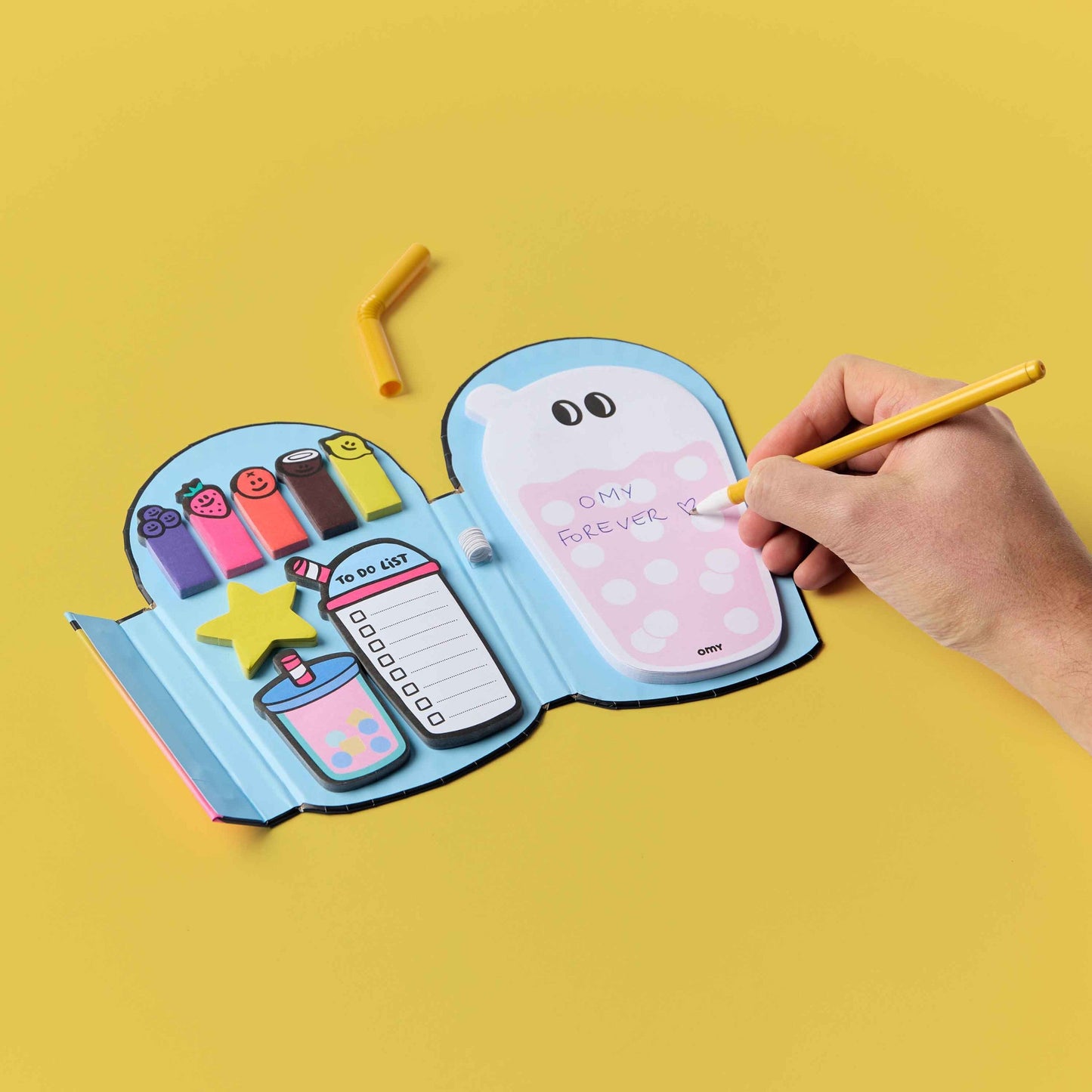 OMY Sticky Notes, Bubble Tea