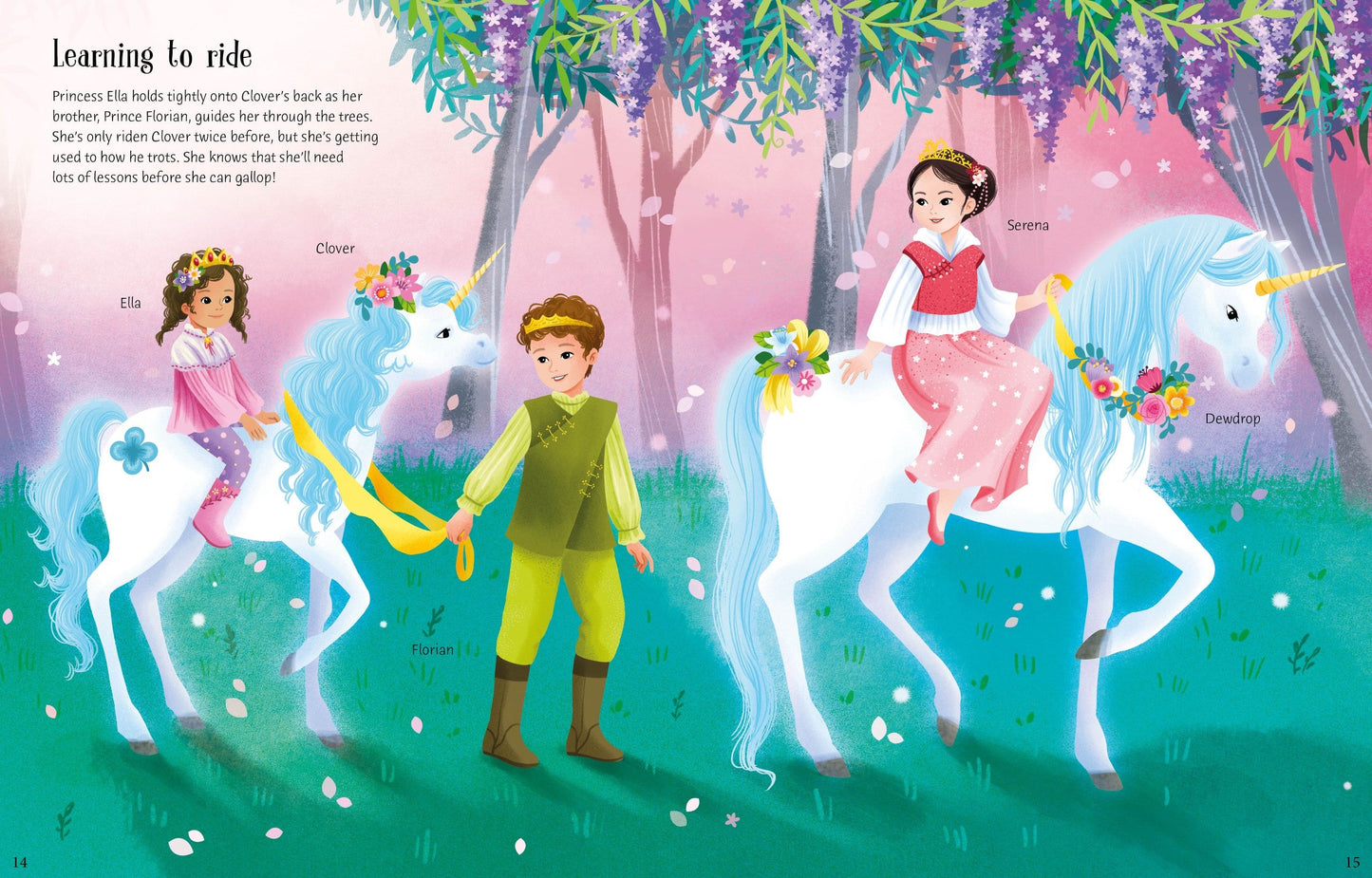 Unicorn Princess Dolly Dressing Sticker Book