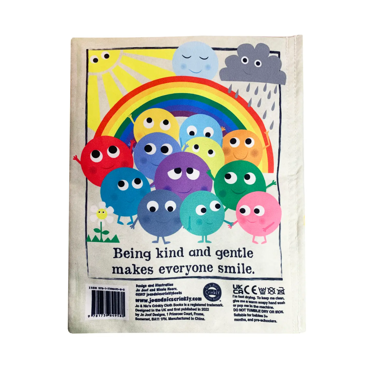 Rainbow of Emotions Crinkly Cloth Book