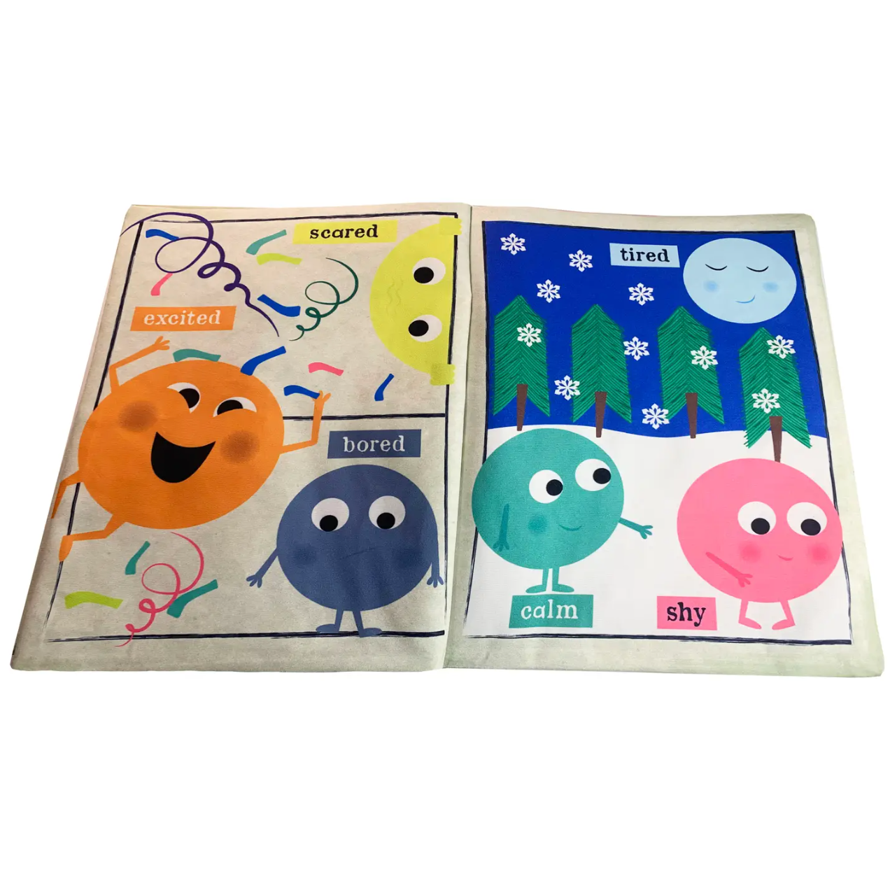 Rainbow of Emotions Crinkly Cloth Book