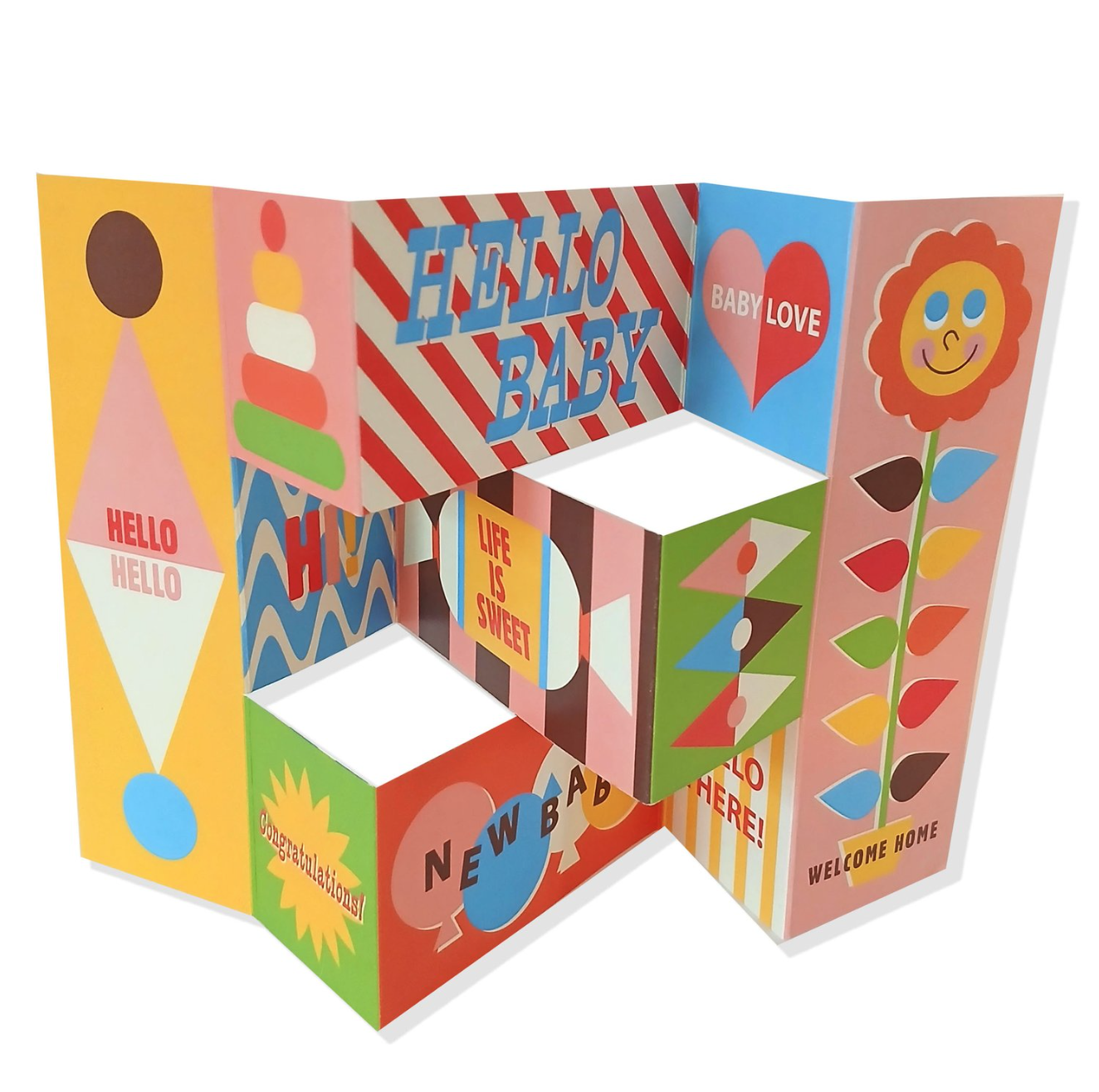 Retro Baby Boom Card