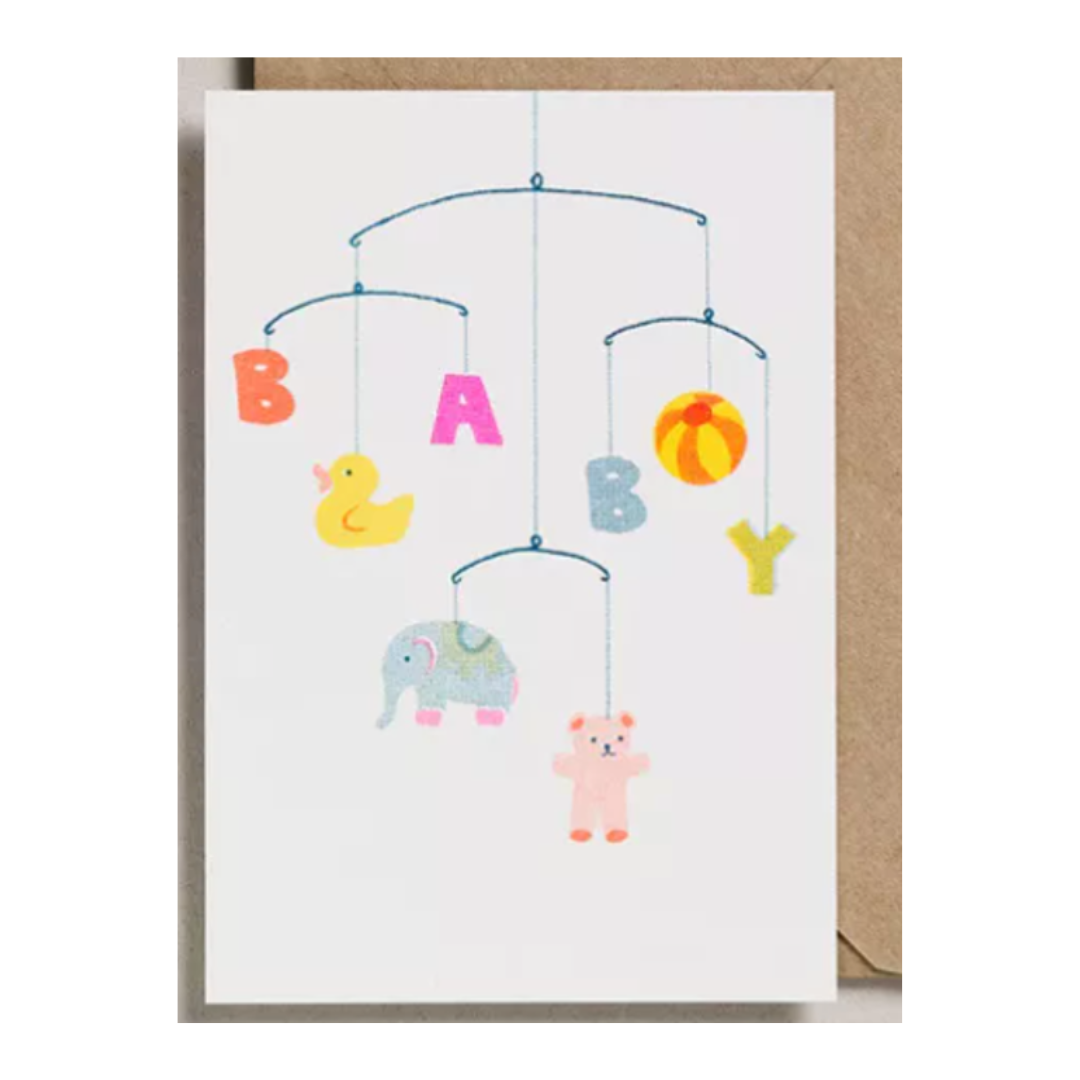 Petra Boase Cards Mobile New Baby Card