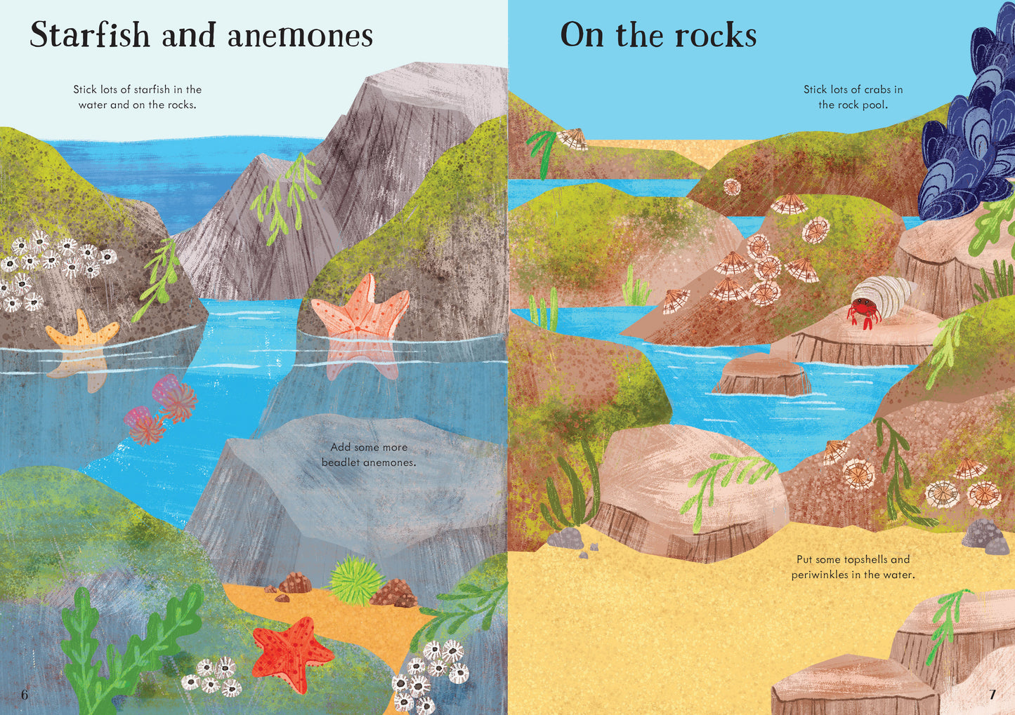 Little First Stickers Seashore