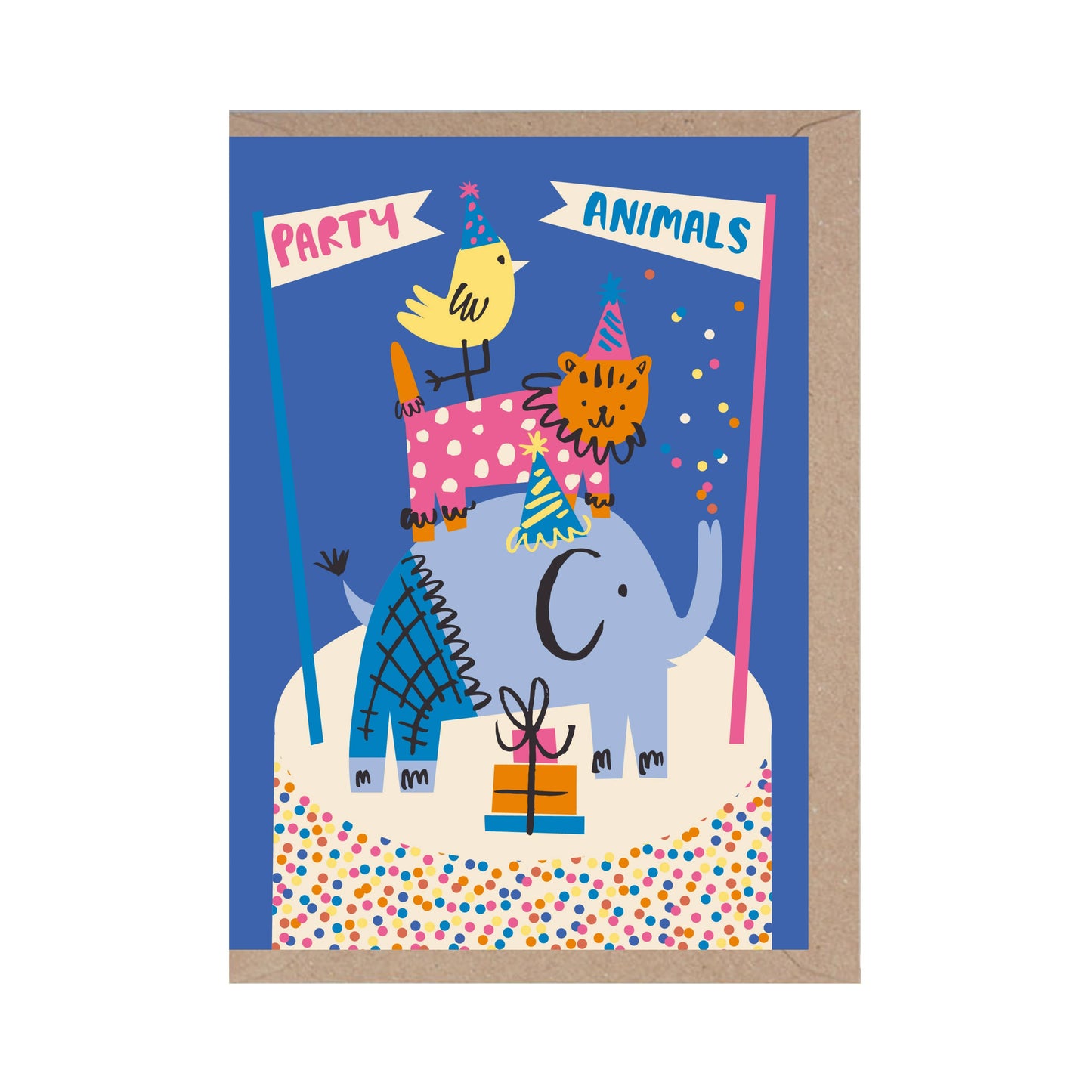 Party Animals Cute Birthday Card