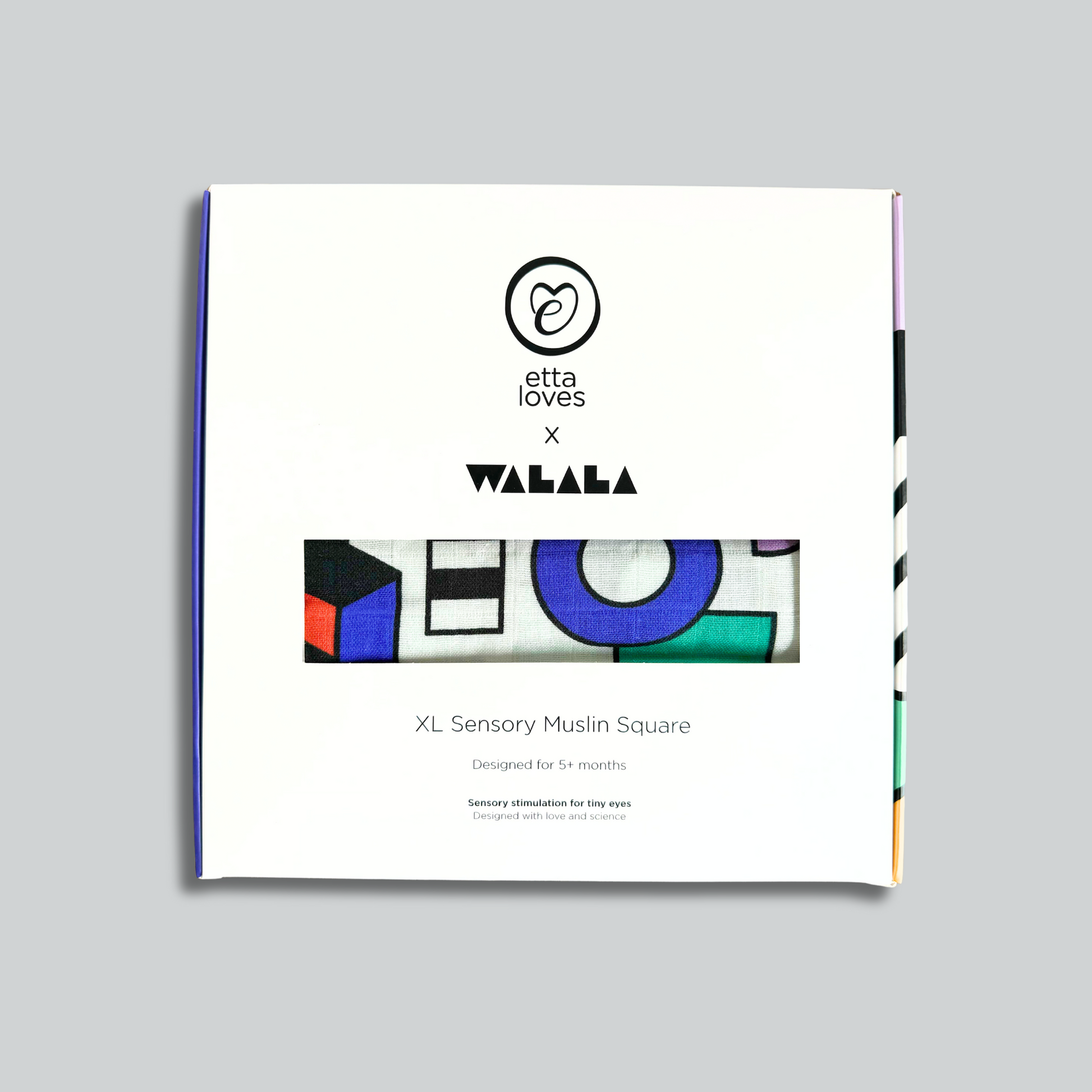 Etta Loves X Walala Studio 'Shapes' XL Muslin