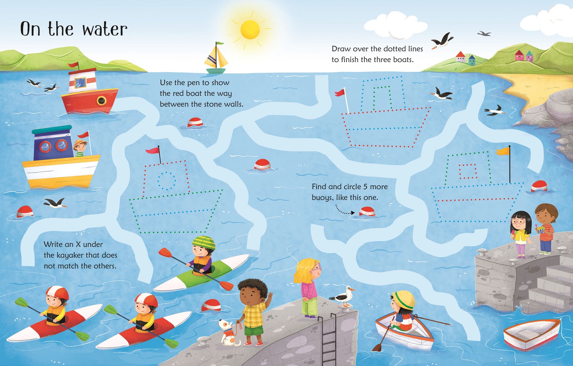 Wipe Clean Seashore Activities